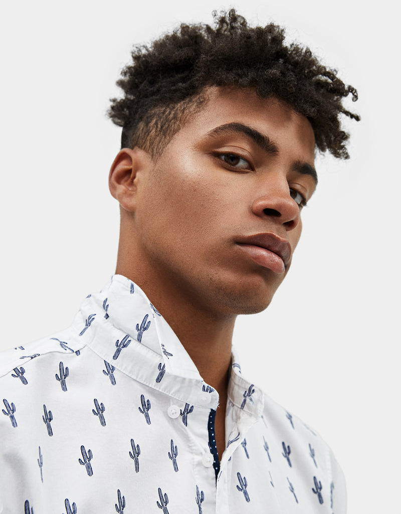 Regular fit long shirt