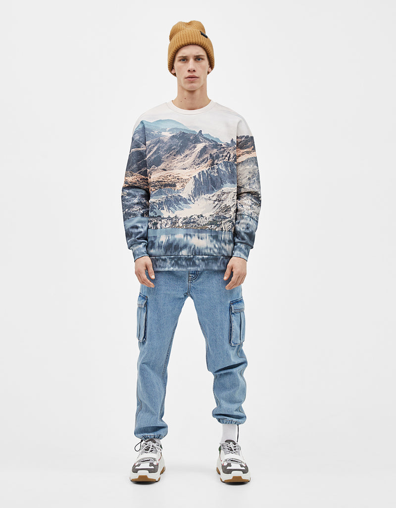 Sweatshirt with photo print