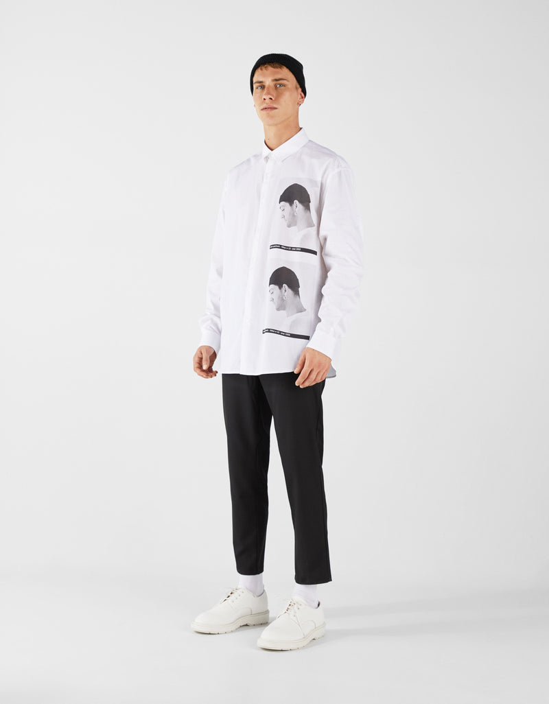 Oversized printed shirt